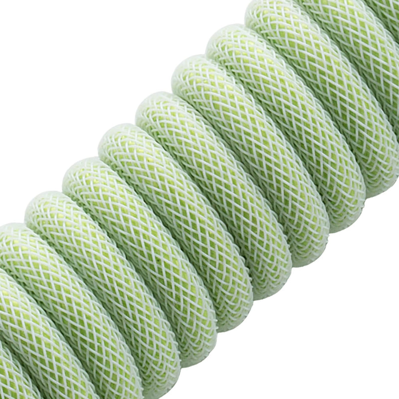 CableMod Pro Coiled Keyboard Cable (Lime Sorbet, USB A to USB Type C, 150cm) Pro Coiled (USB Type C) Lime Sorbet