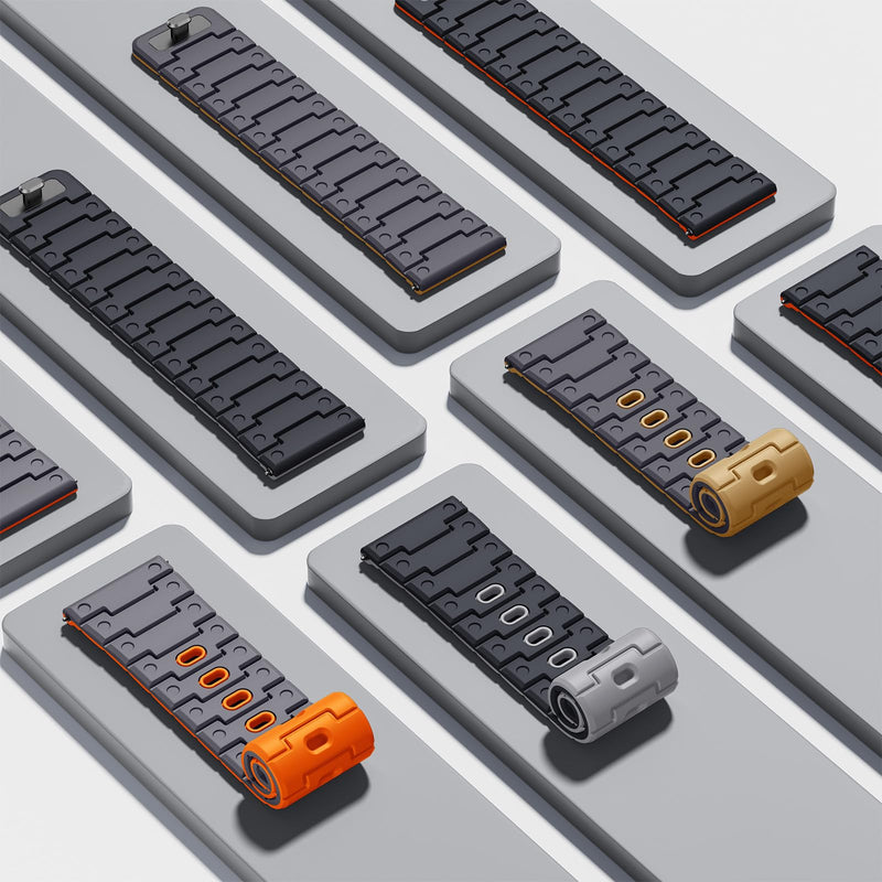 Bandletic 20mm Quick Release Magnetic Watch Band and Nylon Strap