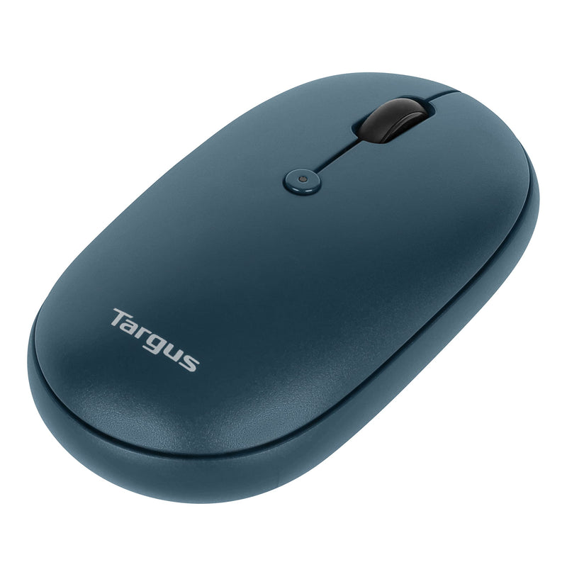 Targus Ambidextrous Bluetooth Mouse for PC/Mac, Multi-Device Connectivity Mouse for Laptop or Desktop, Wireless Mouse PC/Mac Cordless Computer Mouse, Blue (PMB58102GL)