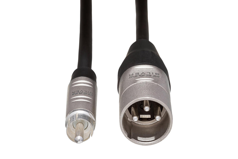 Hosa HRX-020 Pro Unbalanced Interconnect, REAN RCA to XLR3M, 20 Feet