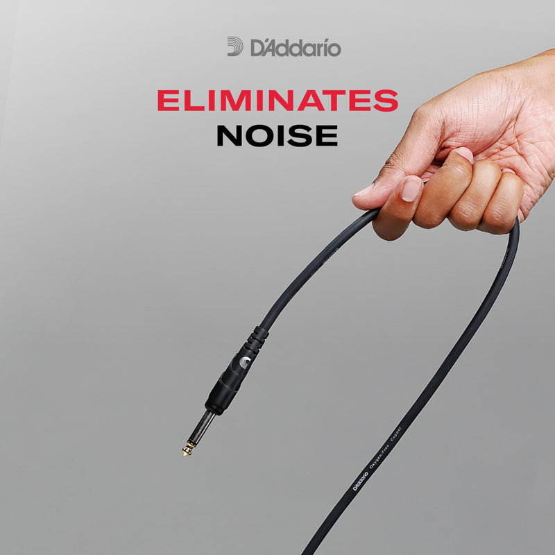 D'Addario Accessories Cable, Black, 10 feet (PW-CGTRA-10) Right Angle