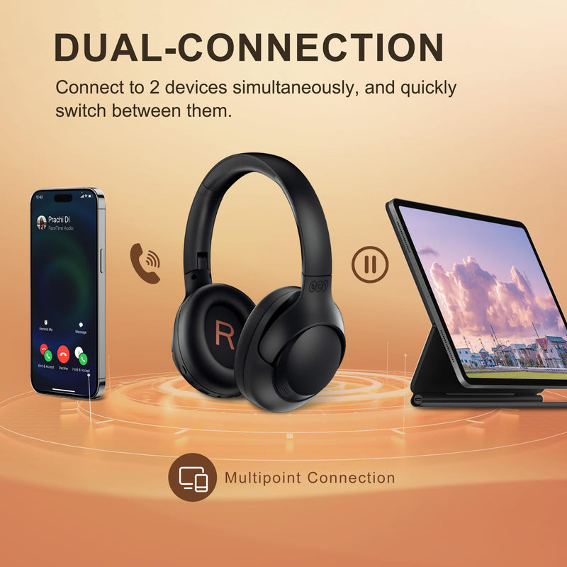 QCY H3 ANC Headphones Black HT05 MeloBuds Black