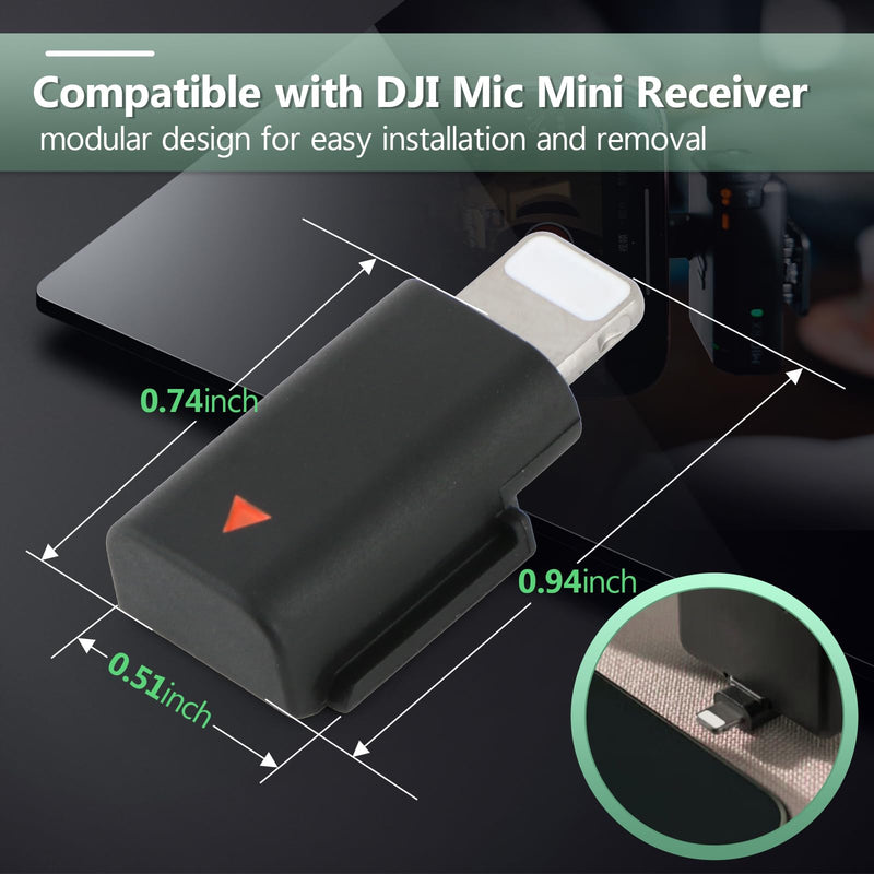 for DJI MIC Mini Lightning Adapter Phone Wireless Microphone Receiver for Mic Mini Adapter Phone PC Tablet Accessories
