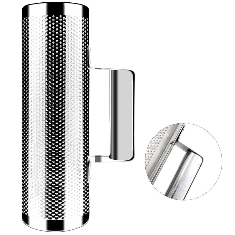 EastRock Stainless Steel Guiro 10" 3" Percussion Instrument Musical Training Tool with Scraper,Professional Band Accompaniment Sand Hammer Guiro Shaker Instrument 3"*10"