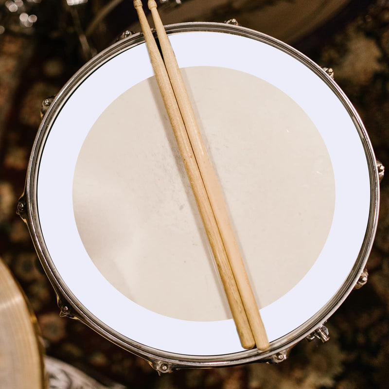 SUPVOX Drum Ring Replacement 4pcs Drum Mufflers Dampening Drum Mute Rings Kit Snare Drum Ring Snare Drum Damperner Rings Silencer Percussion Accessories White 10/12/ 14/ 16inch Home Drum Parts White1