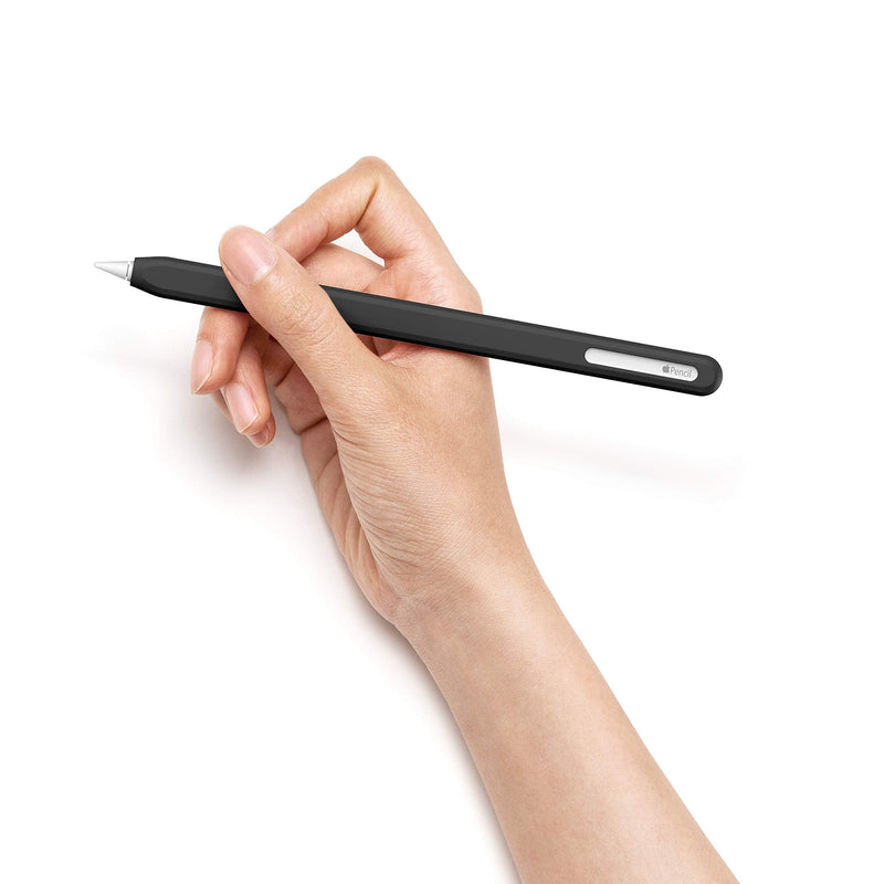UPPERCASE Designs NimbleSleeve Premium Silicone Case Holder Protective Cover Sleeve Compatible with iPad Apple Pencil 2nd Generation Only (Black) Black