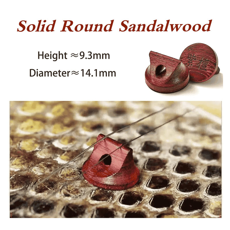 [AUSTRALIA] - 4pcs Professional Sandalwood Erhu Bridge Accessories for Enhanced Sound Replacement Parts for Erhu Performers Bridge*4 