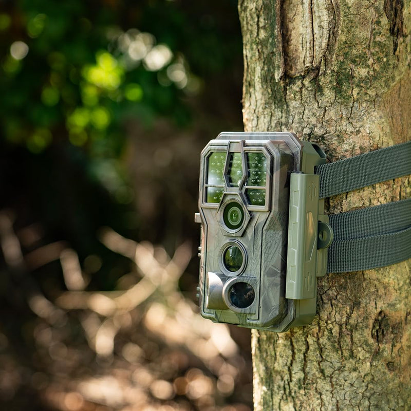 GardePro E5 Trail Camera, 48MP 1296p, Game Camera with Ultra Fast 0.1s Motion Activated, 100ft Night Vision, 90ft Detection Distance for Outdoor Wildlife Scouting, Hunting, Camo E5 Camo