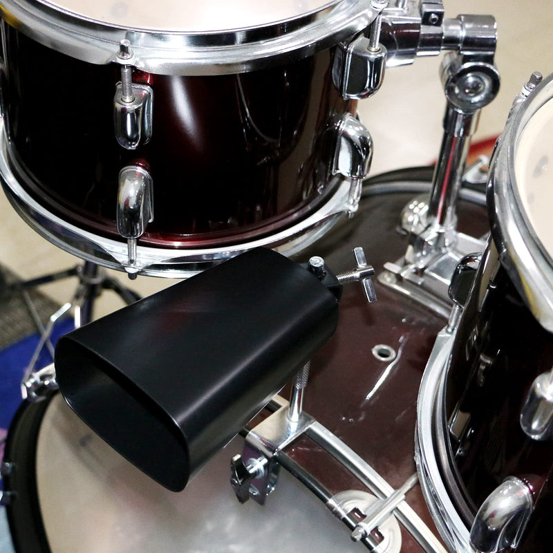 [AUSTRALIA] - Eastrock 9 inch Metal Steel Cow Bells Noise Makers Hand Percussion Cowbell with Stick for Drum Set 9'' 