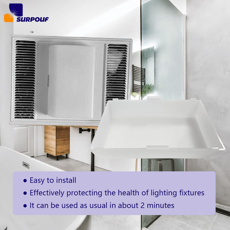 [AUSTRALIA] - 65776000 S65776000 Light Lens Plastic Cover for Exhaust Fans Fits For 663LN, 669LN, H965,VF305CN, VH-330 Vent Hood 