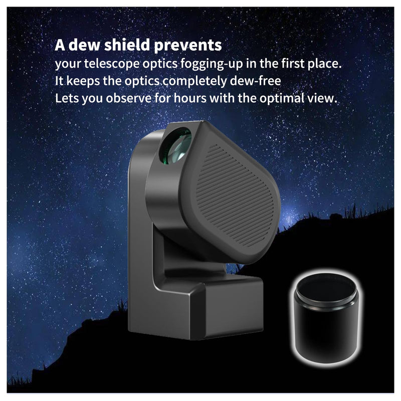 [AUSTRALIA] - Dew Shield Compatible With ZWO SeeStar S50 Telescope light Hood, Lens Stray Light Protection And Lens Anti-condensation Shield Reduces The Risk Of Fogging With Dew. Compatible With Bahtinov Mask Focus 