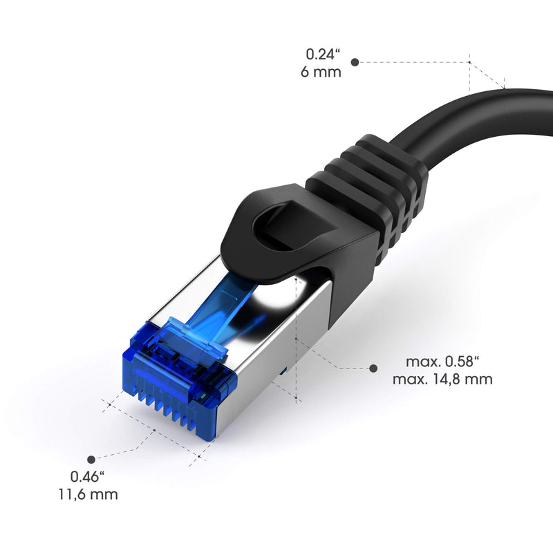 KabelDirekt – 10 m – Network Cable, Ethernet, LAN & Patch Cable (Transfers Maximum Fibre Optic speed and is Suitable for Gigabit Networks, Switches, Routers, Modems with RJ45 Input, silver). 1 Pack 10m