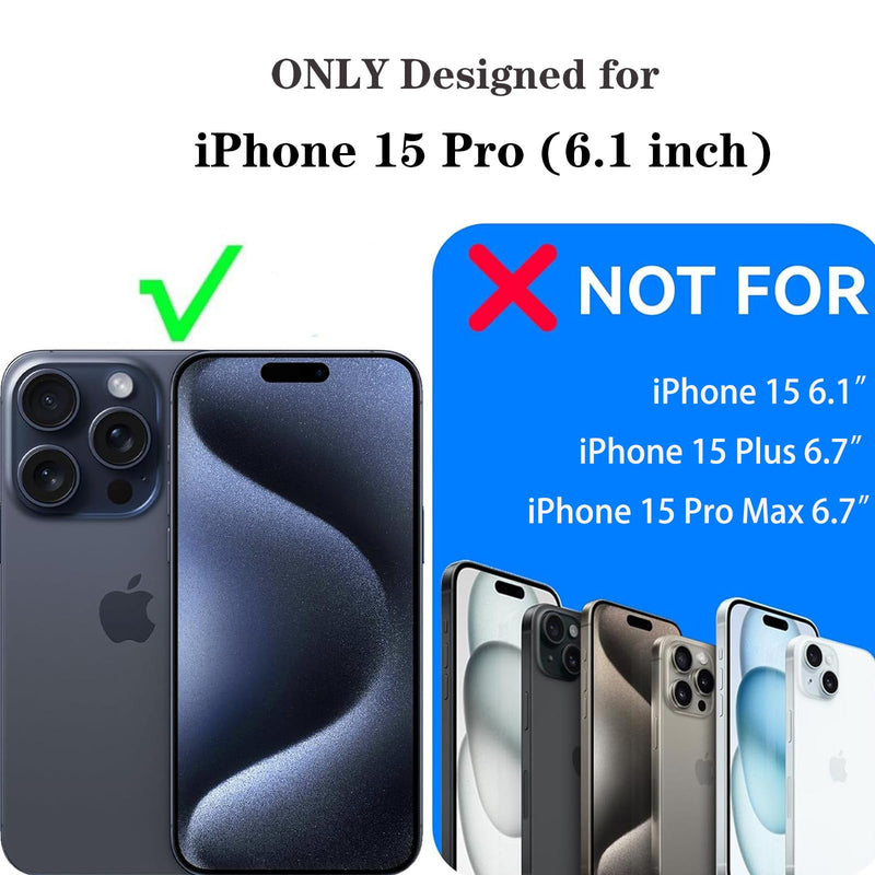 [AUSTRALIA] - for iPhone 15 Pro Wallet Case Crossbody, RFID Blocking Leather Card Holder Phone Zipper Purse Cases with Shoulder Wrist Straps Women for Apple iPhone 15 Pro 6.1 inch Beige iPhone 15 Pro (6.1 Inch, 3 Lens) 
