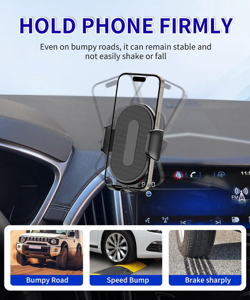 Car Phone Holder for Cadillac SRX 2013 2014 2015 2016 Auto Accessories，One Hand Place & Pick，360° Rotation，Hands Free，for 4.7-7 inch Phones