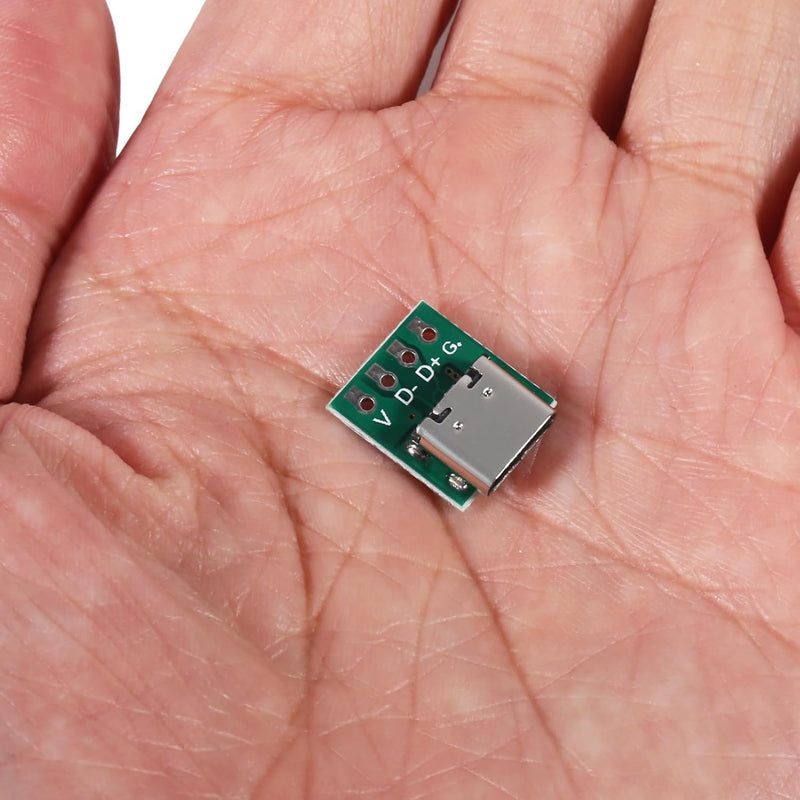 [AUSTRALIA] - RUNCCI-YUN USB 3.1 Type C Male Board, USB Type C Breakout Board, Soldering Adapter Socket Plug with PCB Converter Board, DIY Serial Breakout Connector for Data Cable, Wire, Cable Transfer, Pack of 20 