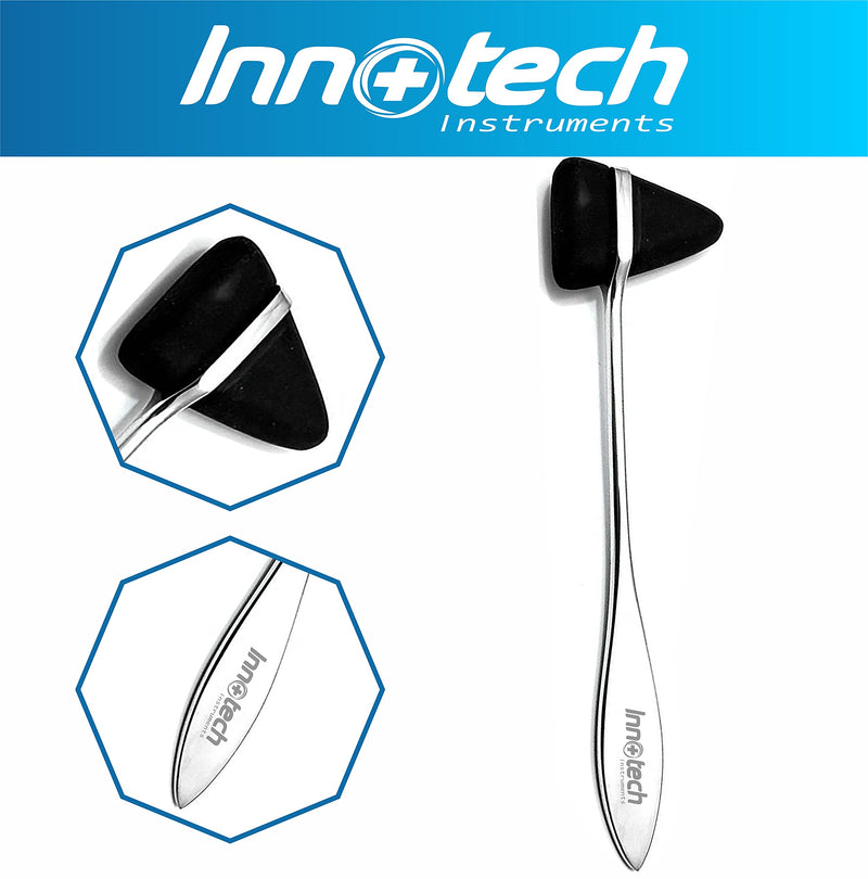 Innotech Instruments Taylor Neurological Reflex Hammer with Colours (Black) black