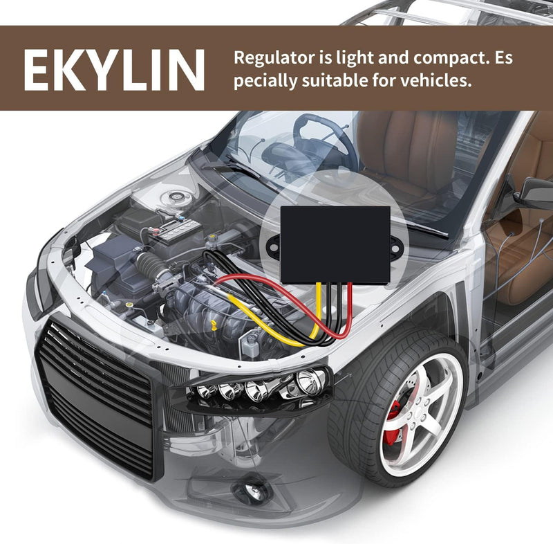 DC 5V to 12V Step Up Converter Power Adapter Regulator 4A 48W for Car Vehicle Boat Motor Stereo Radio Solar System (Accept DC 5-11V Inputs)