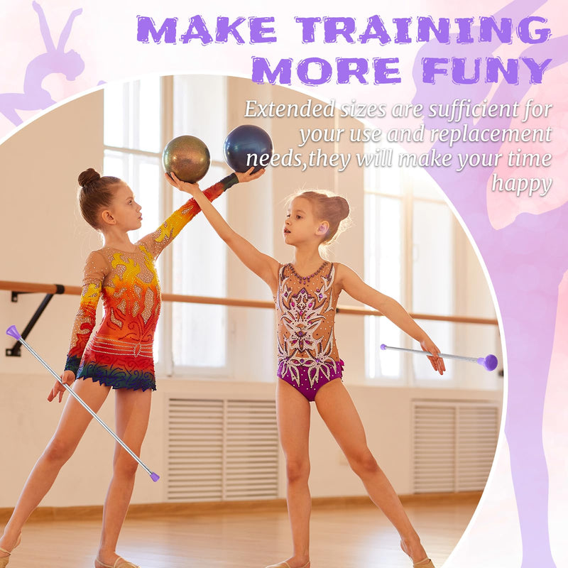 Twirling Baton Unisex Kids' Gymnastics Dance Baton Metal Baton Marching Band Baton Parade Baton Stick for Talent Shows, Artistic Dancing, Baton Twirling, 24 Inch Purple