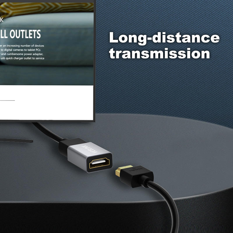 VCELINK HDMI Coupler 8K, HDMI 2.1 Female to Female Connector HDMI Extension Adapter, Support 8K@60Hz / 4K@120Hz 120UHD, 7680 * 4320 Resolution, 3D, HDR, ARC for Laptop, PC, Monitor, Roku TV, 2 Pack
