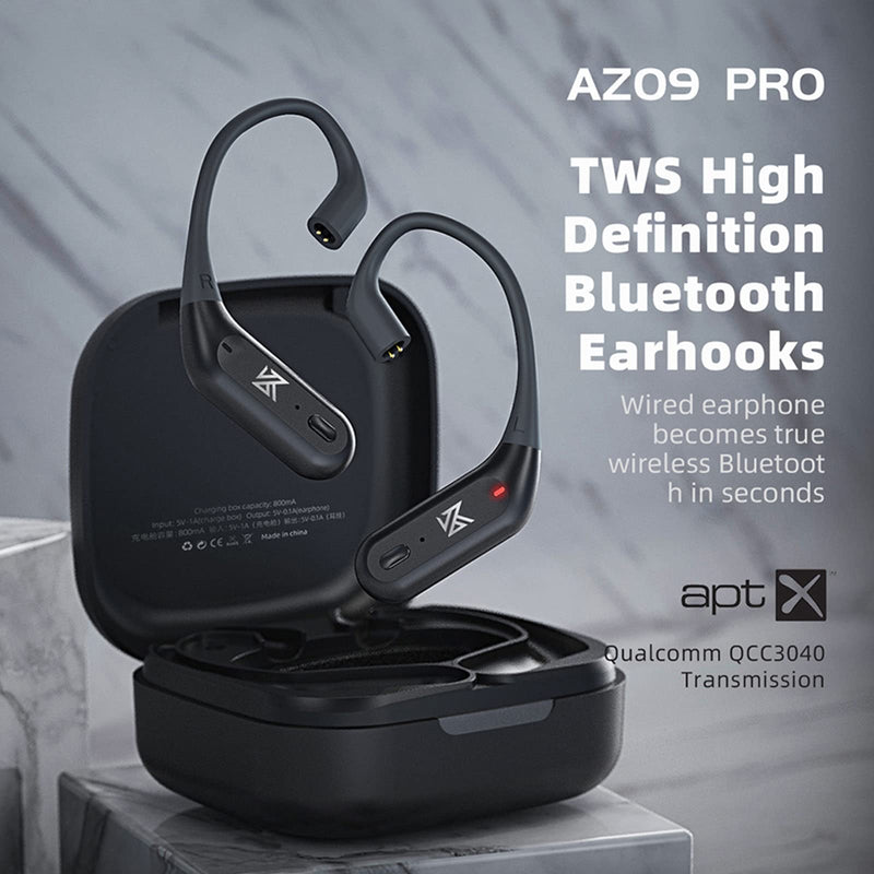 KZ AZ09 PRO Bluetooth 5.2 Module + KZ ZSN PEO X Bluetooth Earbuds, Wireless In-Ear Monitor with Mic
