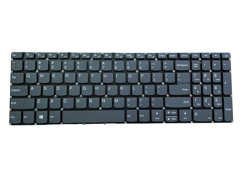for Lenovo ideaPad 320-15 320-15ABR 320-15AST 320-15IAP 320-15ISK 320S-15ISK 320S-15IKB 320S-15IKBR Gray keycaps Without Frame Without Backlight US Laptop Keyboard SN20N0459116 AE08L010 NSK-BY1SQ01