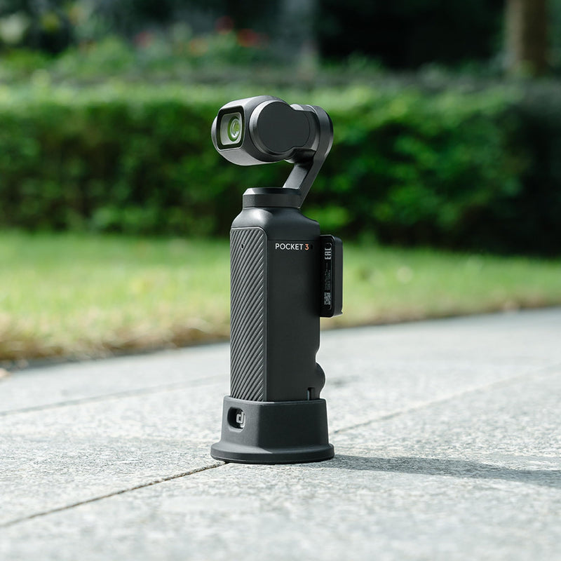 PCTC Silicone Non-Slip Desktop Mount for DJI Osmo Pocket 3, Lightweight and Compact, OSMO Pocket 3 Accessories (Silicone Black) Non-Slip Mount-B