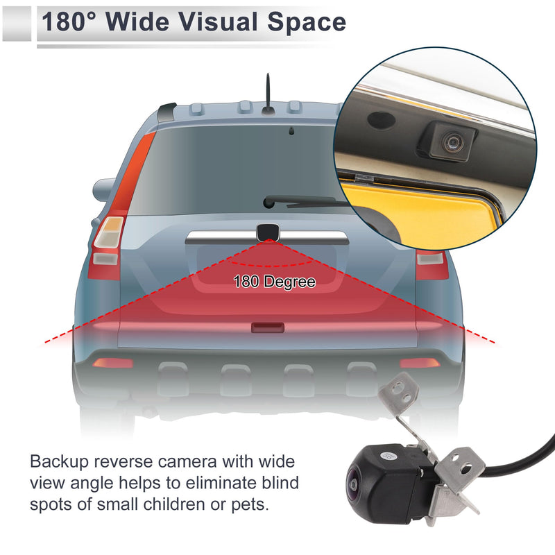 License Plate Rear View Camera for Honda Pilot 2009-2015 Park Assist Camera Backup Reverse Camera 39530-SZA-A01