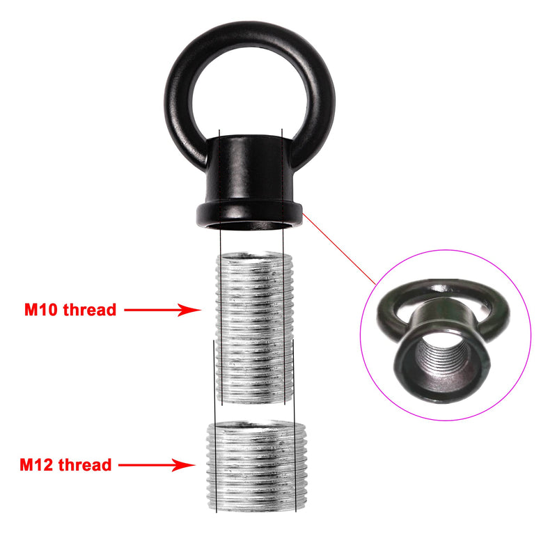 Hook Rings for Light Fixture M10/M12 Available Pack of 2 with 2 Link Buckles