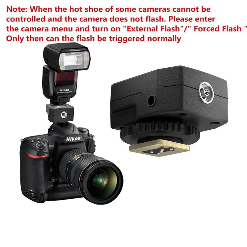 [AUSTRALIA] - DY-T3N for Nikon Camera Flash hot Shoe Converter Adapter, Small Flash Godox iT30 im20/30, Height-Increasing Multi-Flash Trigger, Extended Body Universal Accessory (DY-T3N N01) DY-T3N N01 
