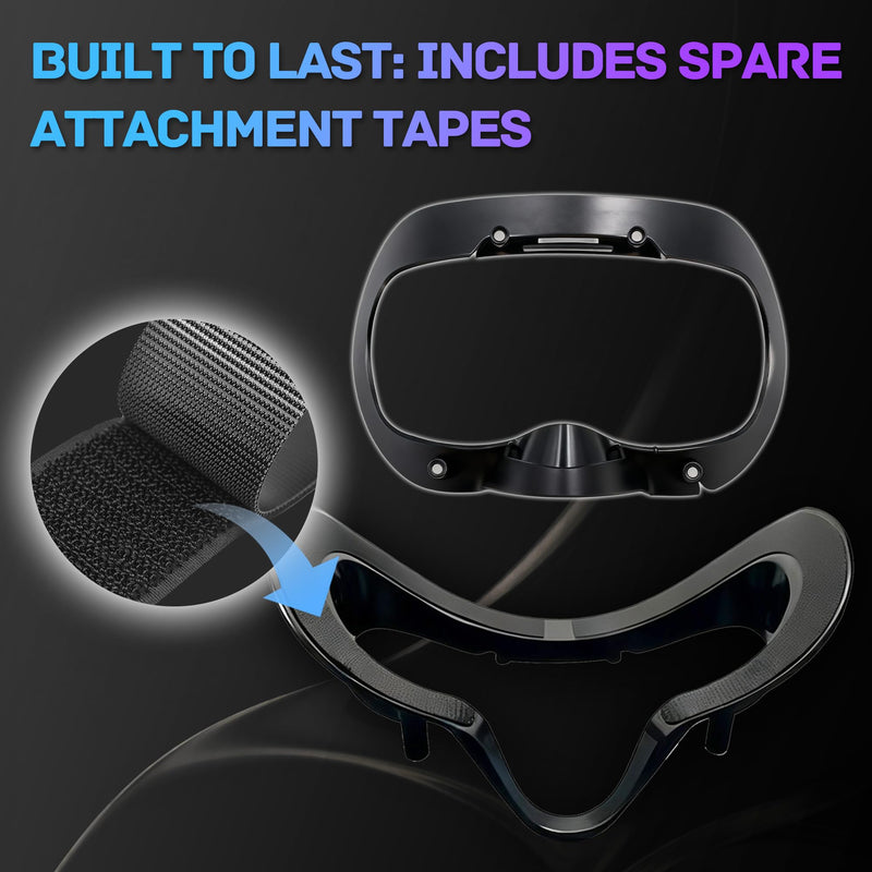 Valve Index Face Gasket Complete Ice Silk Washable Hygienic VR Cover | Magnetic Bracket, 2x Silk Ice Foam Pads, Lens Cover Nose Pad, 4 Thumbstick Caps, 2 Cloths 2 Spare Tapes