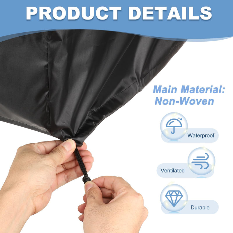 Generic 17.72 Inch Printer Dust Cover Case, 1Pcs Water Proof Static Free Polyester Protective Covers Jacket for Various Printers or Copiers, Black