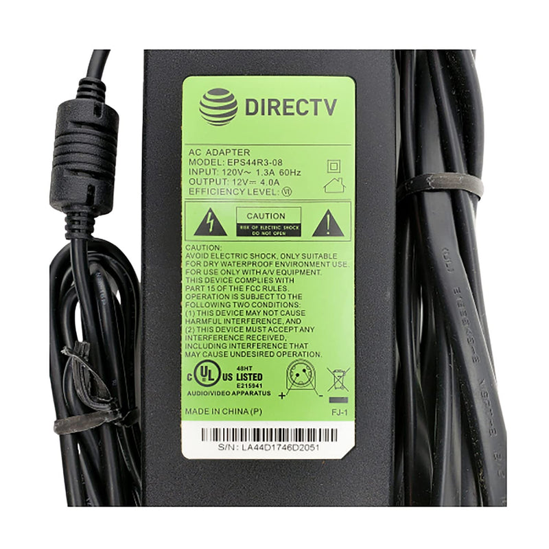 AT&T (Formerly DIRECTV) EPS44 Power Supply for HR44, HR54, H44, and Most Genie Receivers