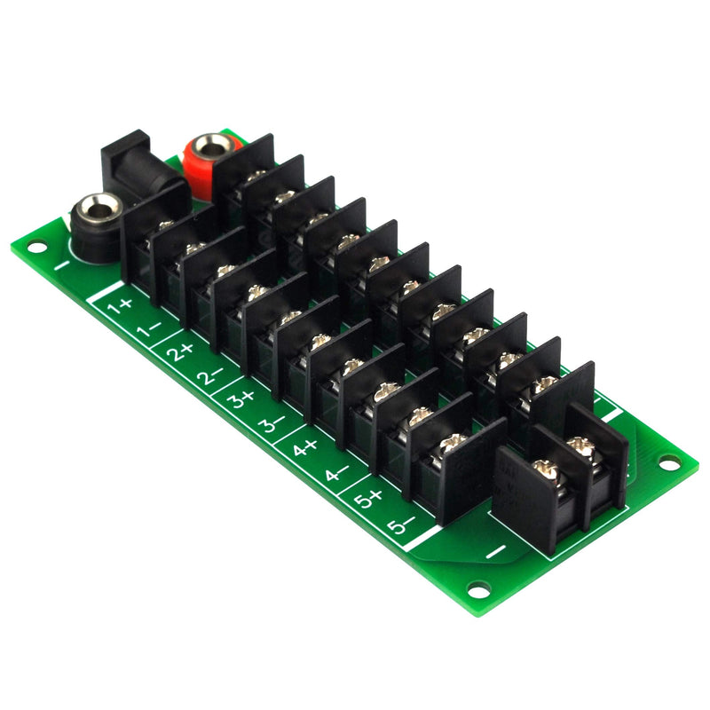 [AUSTRALIA] - 20Amp 2x10 Position Barrier Terminal Block Distribution Module for AC DC 