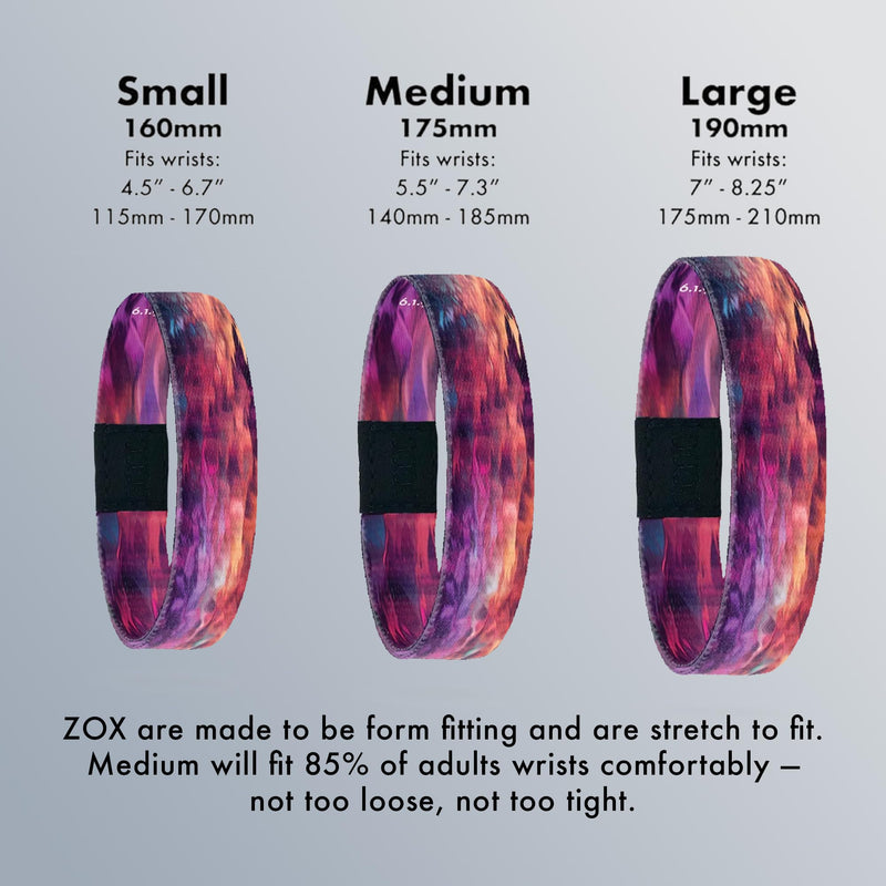 ZOX Interactive Bible Verse Bracelets — Trust Bible Pack | Compatible with iPhone & Android, Scan for Daily Scripture, Stretchy Elastic Wristband, Fun Gift for Men, Women & Teens 4-Pack Multi Medium