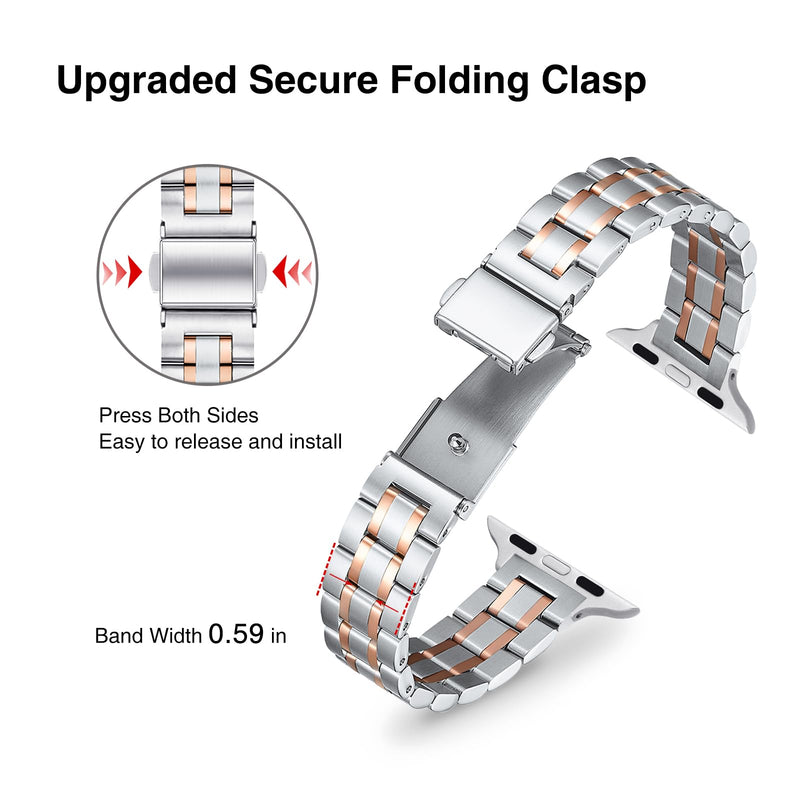 Bundle of the Two Metal Apple Watch Replacement Band