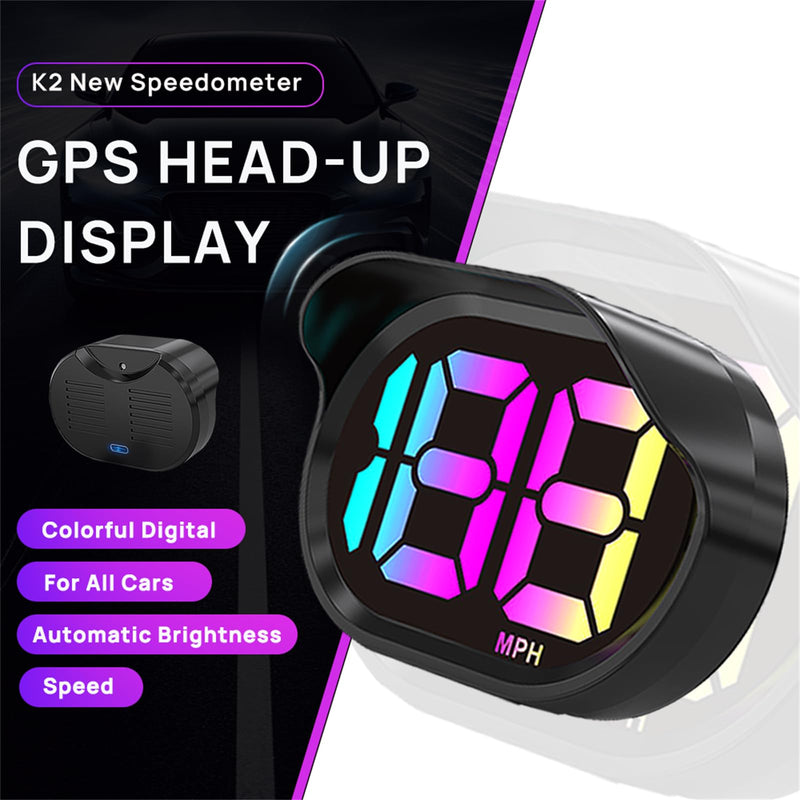 Digital Speedometer for Car,GPS Speedometer for Car,HUD Speedometer MPH,GPS Speedometer mph,USB Connect Plug and Play