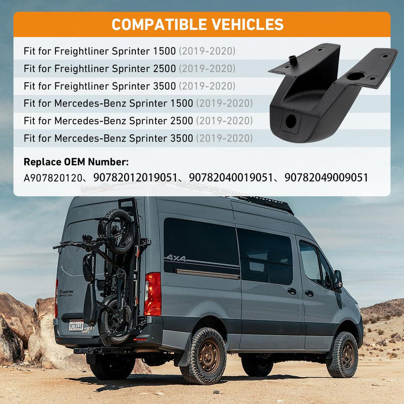 A907820120 Rear Roof Camera Housing for Freightliner & Mercedes-Benz Sprinter 1500 2500 3500 Van 2019-present, OE Brake Light Backup Cam Replaces 90782040019051 90782012019051 by GreenYi