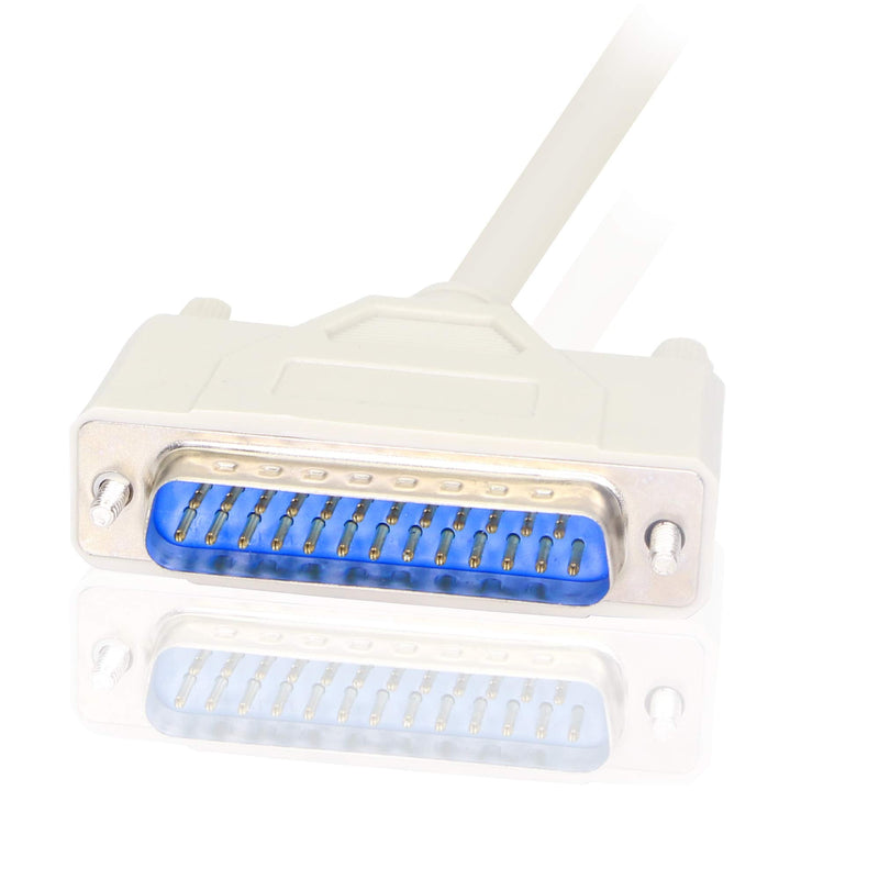 [AUSTRALIA] - 4.5 Feet DB25 Male to Female Parallel Printer Cable YOUCHENG for The Connection Between a Computer with DB25 Female Interface and The Printer 