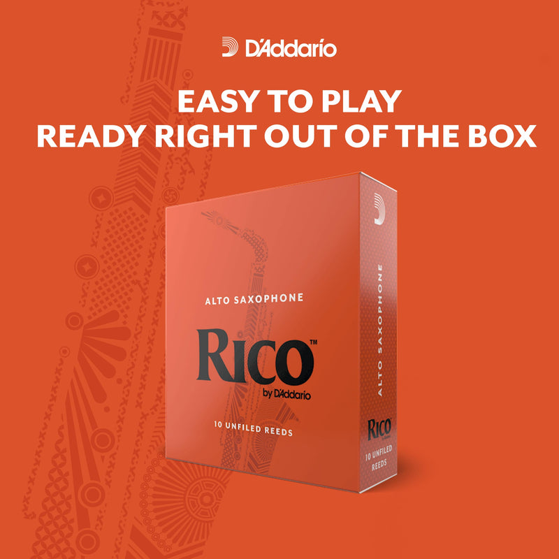 [AUSTRALIA] - D’Addario Woodwinds - Rico Alto Sax Reeds - RJA1030 - Strength 3.0, 10-Pack 