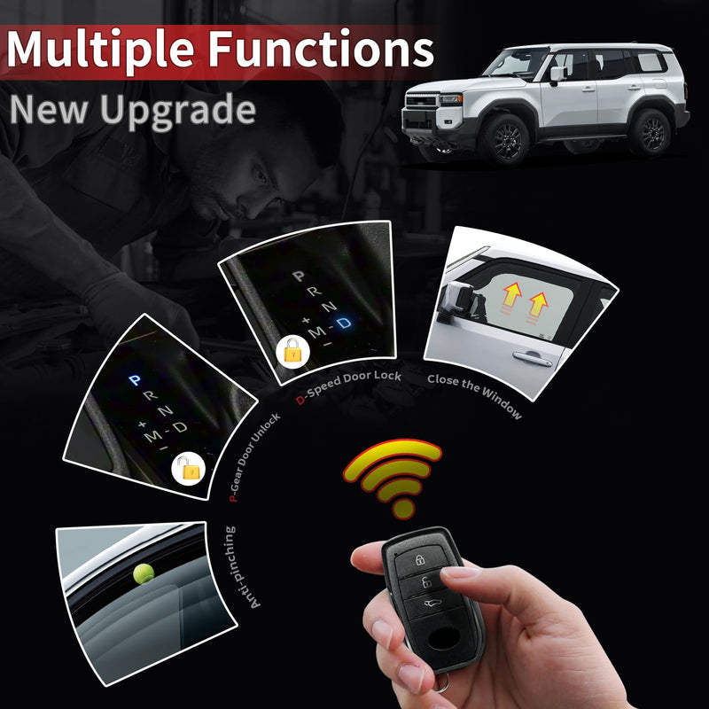 Glass Lifting Smart Module for 2024-2027 Toyota Land Cruiser 250 1958 | Prado Lc250 Automatic Window Lifter & Automatic Lock Controller 2025 Land Cruiser Accessories (LC250)