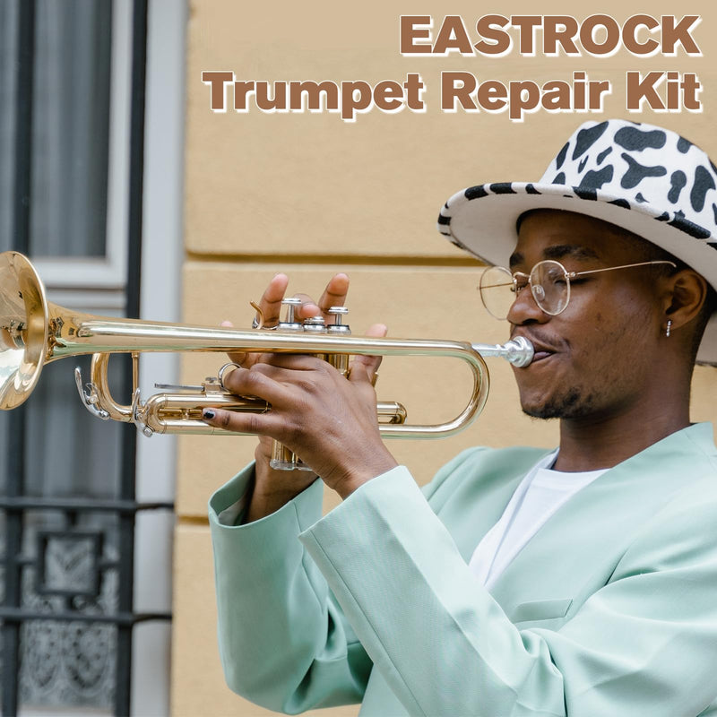 EASTROCK Trumpet Repair Kit Trumpet Finger Buttons Trumpet Parts 1Set Trumpet Piston Repair Tool