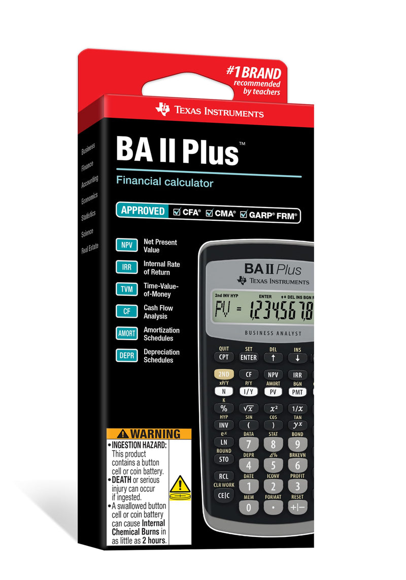 BA II Plus Financial Calculator