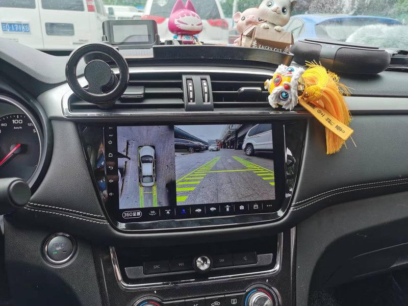 BY-J 360-Degree Panoramic Camera System for Android 3D 1080P Excellent Night Vision Parking Assist Kit with Mounting Accessories and Video Cables (360 Camera-1080P) 360 Camera-1080P