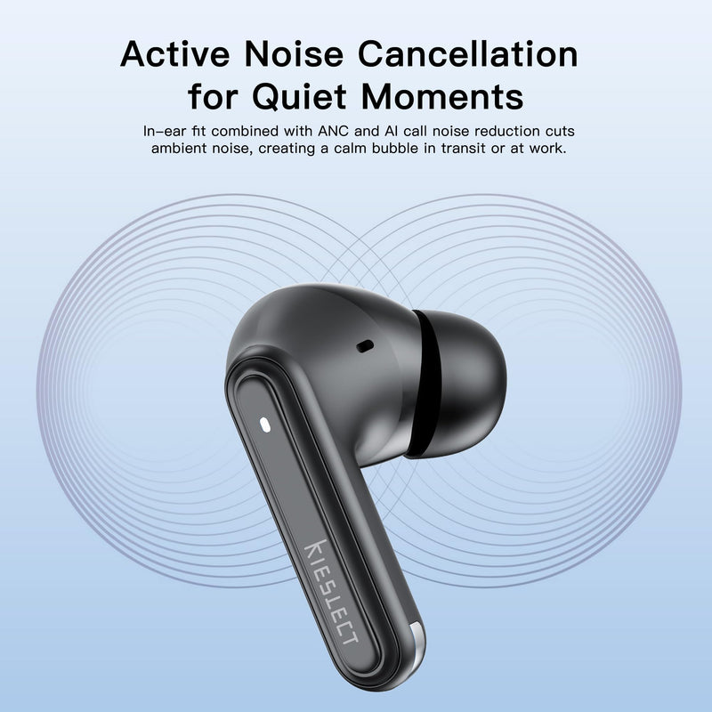 Wireless Earbuds, AI 165 Language Translator Earbuds, Ear Buds Active Noise Cancelling with Charging Case, 6.0 Bluetooth Earbuds, Translation Earbuds Real Time, Translate Ear Buds for Travel Learning