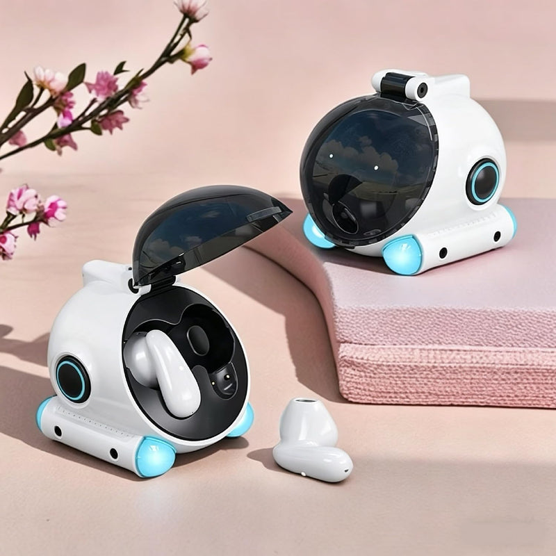 Novelty Wireless Earbuds, Cute Mini Submarine Ear Buds, Bluetooth 5.0 | HD Stereo Sound, 6H Playtime, Lightweight In-Ear Earphones, Compatible with Apple & Android, Designed by HUASEMI
