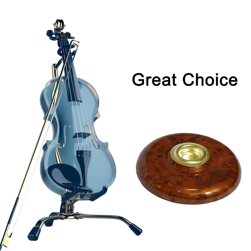 Cello Endpin Anchor Non-slip Stopper Rest Holder Stand Cello Antiskid Device Adjustable Strap with Thick Pad (Cello Bock brown) Cello Bock brown