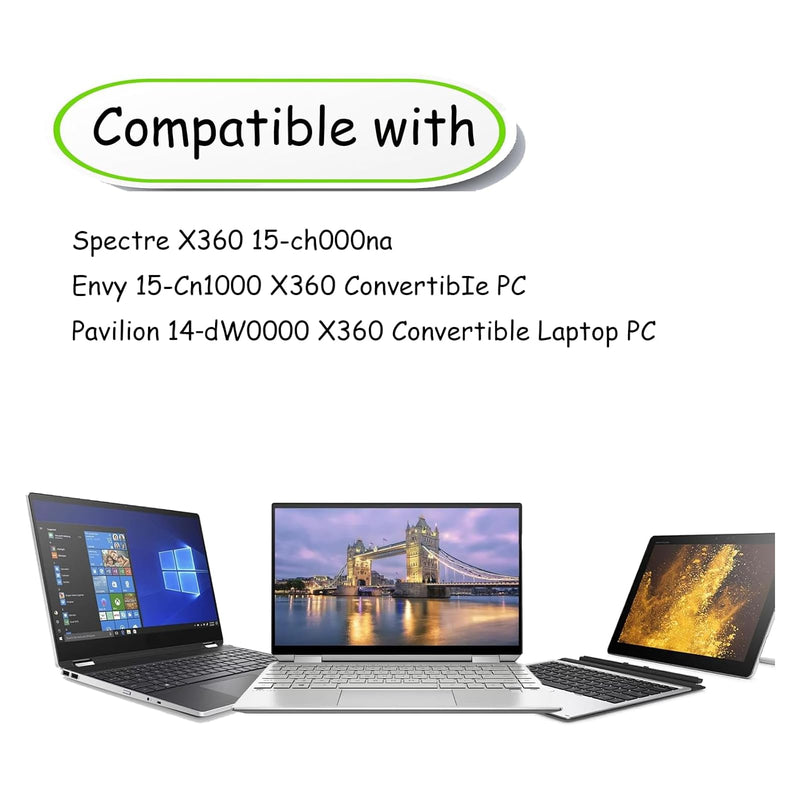 Tilt Pen for HP Tilt Pen SPEN-HP-03(2MY21AA) Compatible with HP Spectre X360/Envy X360/Pavilion X360 Laptop for Window 10