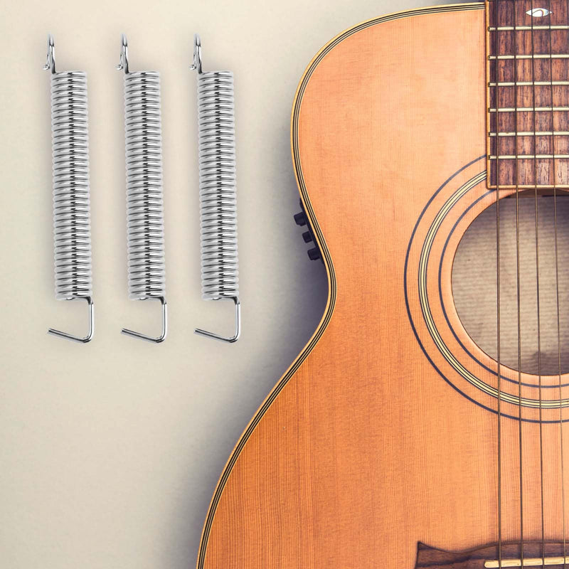 6 Pcs American Series Stratocaster Tremolo Arm Tension Springs Tremolo Arm Tension Springs Vintage Tremolo Tension Springs Electric Guitar Bridge Noiseless Tremolo Springs Guitar Parts Electric