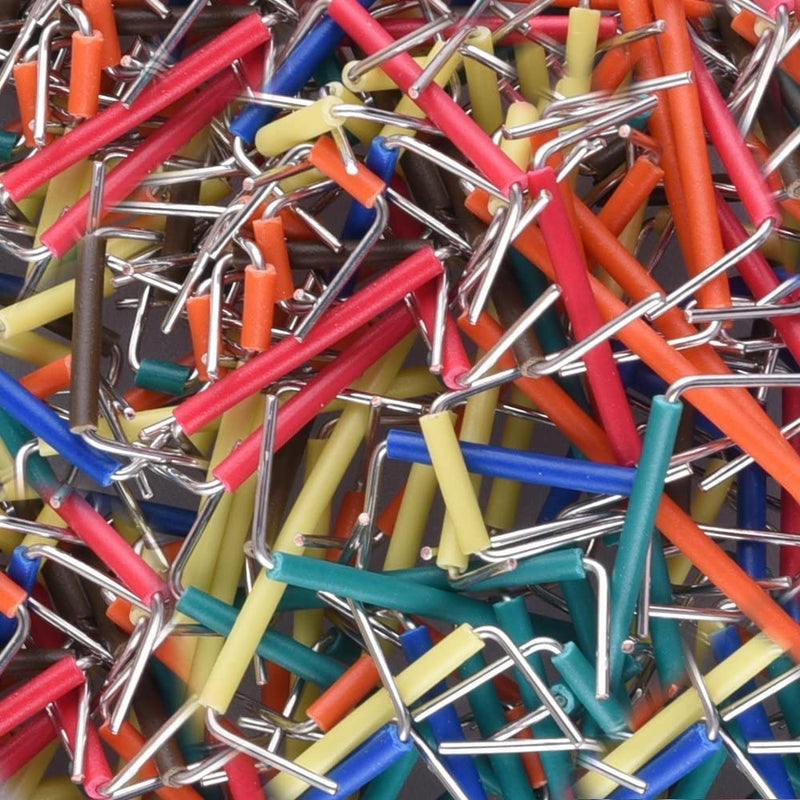 [AUSTRALIA] - HUAZIZ Pack of 560 Jumper Cable Wire Kit, 14 Different Lengths Jump Leads Breadboard Jumper Wires with Plastic Box for Breadboard, Two 170 Contacts Breadboard Pack of 560 cable jumper cable wire kit 