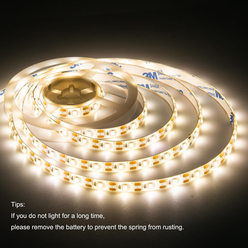 Battery Powered Led Strip Lights, Warm White, with Remote, 13.2ft, 240LEDs Dimmable, Timer, Cuttable Suitable for Bathroom, Fish Tank, Marriage, Kitchen, Waterproof. Warm white/13.2ft